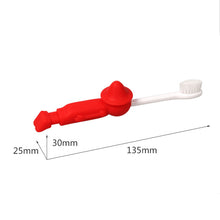 Load image into Gallery viewer, Steti Manual Kids Toothbrush for Toddlers Aged 2 to 8, BPA-Free Soft Bristles, Healthy for Gentle Gum, Sensitive Teeth; Non-Slip Silicone, Easy to Hold Handle, Cute, Attractive Pinocchio Design