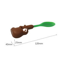 Load image into Gallery viewer, Steti Baby Soft Silicone Baby Utensils, Cute Sloth Fork Spoon Made of Food Grade Material, Easy to Grip, Lovely Patented Design