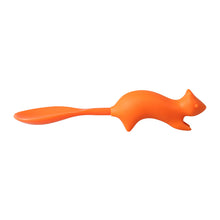 Load image into Gallery viewer, Steti Baby Soft Silicone Baby Utensils, Cute Squirrel Fork Spoon Made of Food Grade Material, Easy to Grip, Lovely Patented Design
