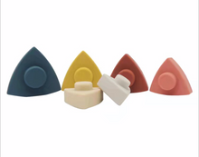 Load image into Gallery viewer, Steti Baby Stackable Block, Soft Silicone, BPA Free
