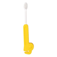 Load image into Gallery viewer, Steti Manual Kids Toothbrush for Toddlers Aged 2 to 8, BPA-Free Soft Bristles, Healthy for Gentle Gum, Sensitive Teeth; Non-Slip Silicone, Easy to Hold Handle, Cute, Attractive Unique Wrench Design
