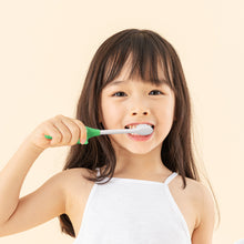 Load image into Gallery viewer, Steti Manual Baby Toothbrush for Kids Aged 2 to 8, BPA-Free Soft Bristles, Healthy for Gentle Gum, Non-Slip Silicone Easy to Hold Handle, Cute, Attractive Dinosaurs Design
