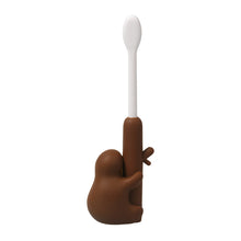Load image into Gallery viewer, Steti Manual Kids Toothbrush for Toddlers Aged 2 to 8, BPA-Free Soft Bristles, Healthy for Gentle Gum, Sensitive Teeth; Non-Slip Silicone, Easy to Hold Handle, Cute, Attractive Sloth Design
