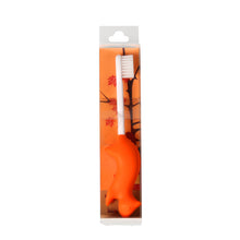Load image into Gallery viewer, Steti Manual Kids Toothbrush for Toddlers Aged 2 to 8, BPA-Free Soft Bristles, Healthy for Gentle Gum, Sensitive Teeth; Non-Slip Silicone, Easy to Hold Handle, Cute, Attractive Squirrel Design
