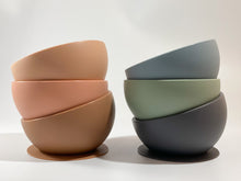 Load image into Gallery viewer, Steti Baby Toddler Self-Feeding Suction Bowl – Divided Food-Grade Silicone Suction Plate for Weaning Babies, BPA-Free, Microwave, Dishwasher &amp; Oven Safe – Infant Feeding Bowls
